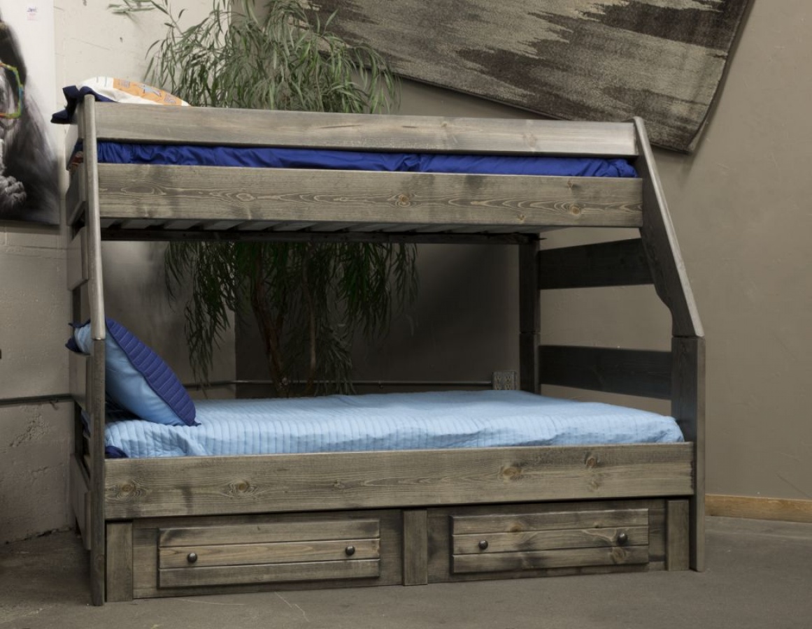 Bayview High Sierra Twin/Full Bunk Bed