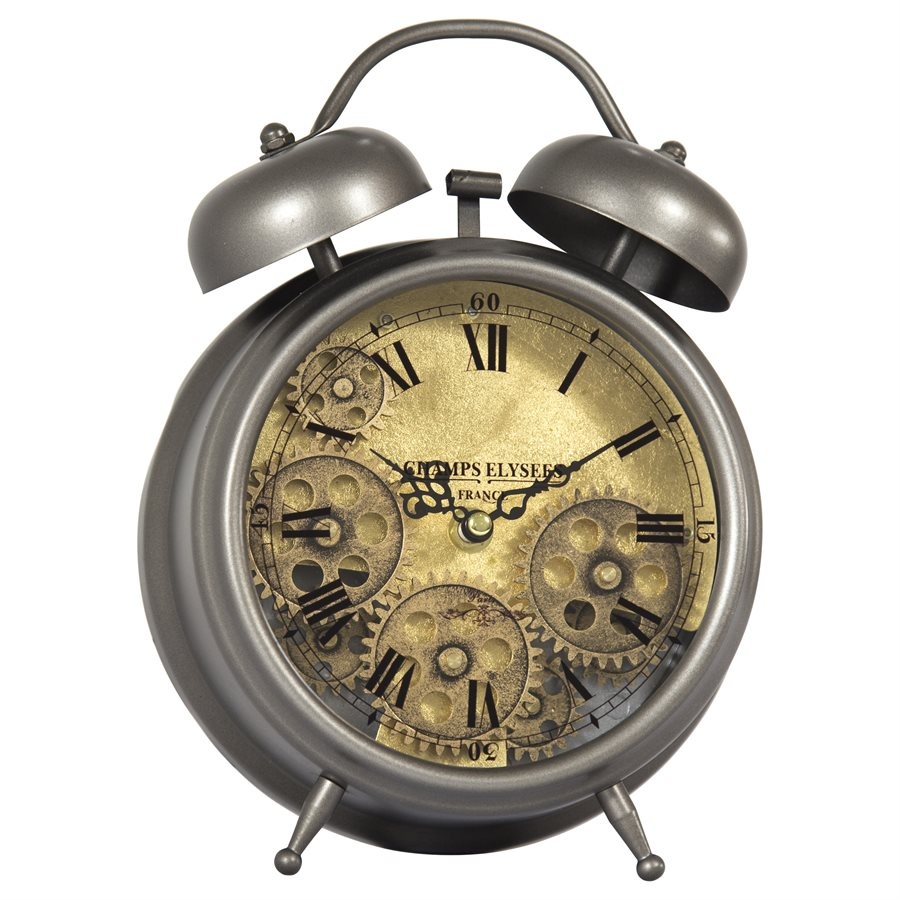 Gunpowder & Brass Gears Table Top Clock