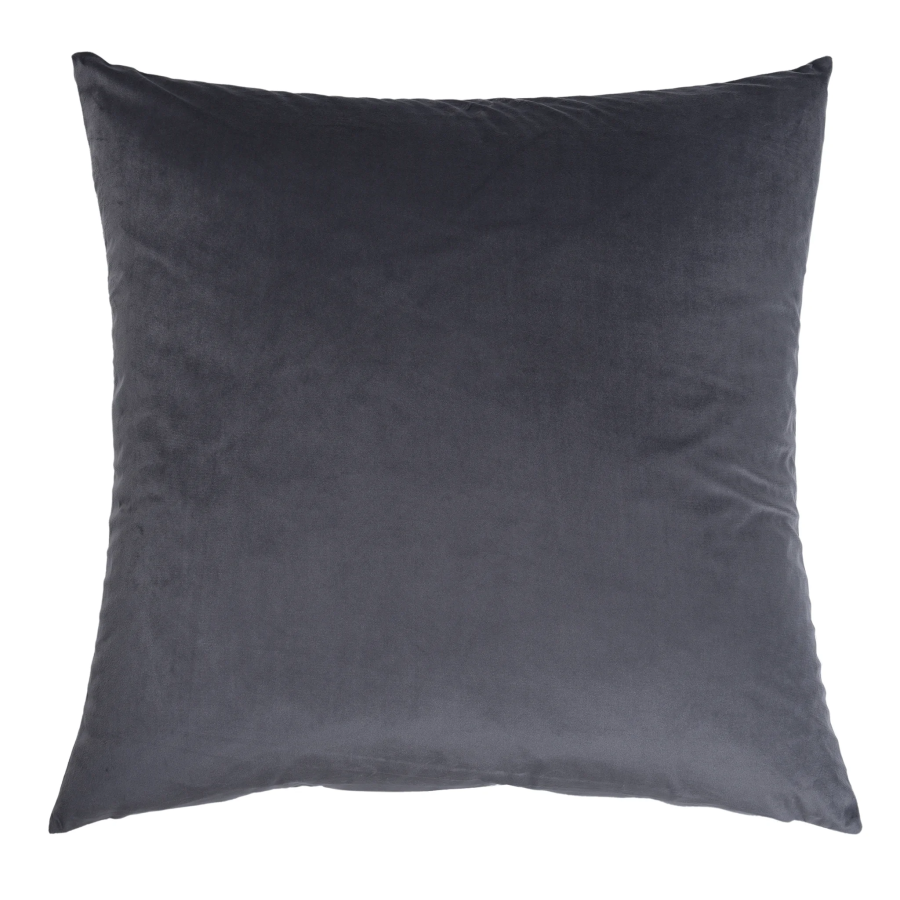 Dark Grey Charcoal Pillow