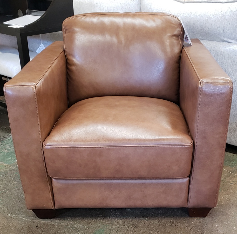 Ritz Whiskey Leather Chair