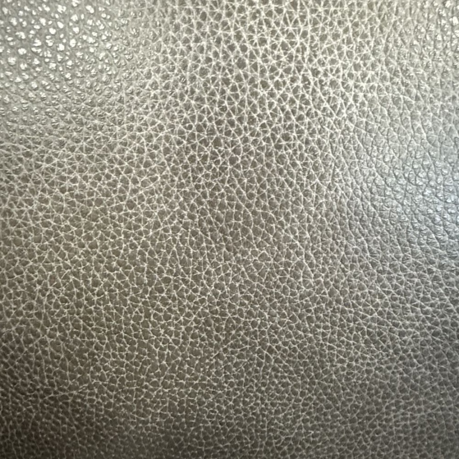 Sundance Charcoal Leather Cocktail Ottoman