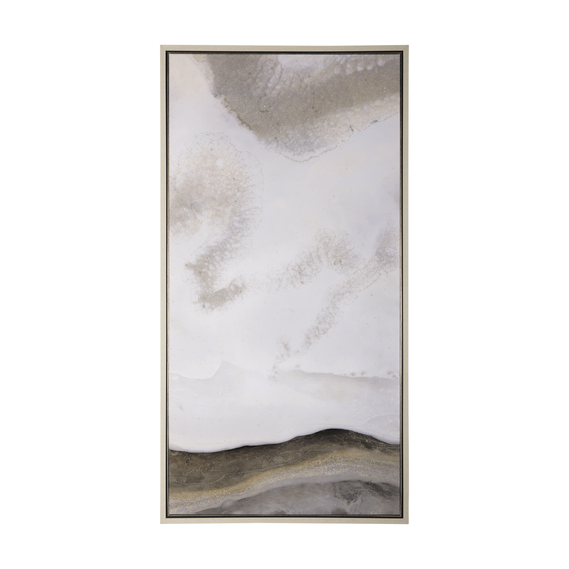 Sandy Waves II Framed Canvas