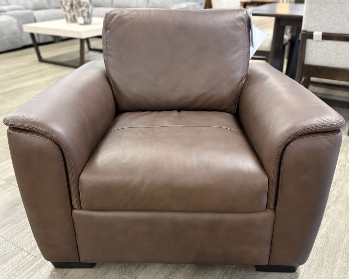 Henry Chocolate Leather Chair