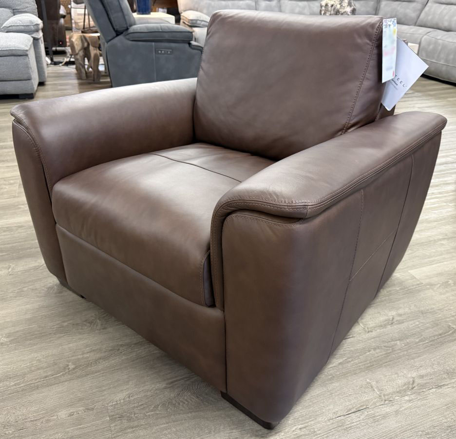 Henry Chocolate Leather Chair
