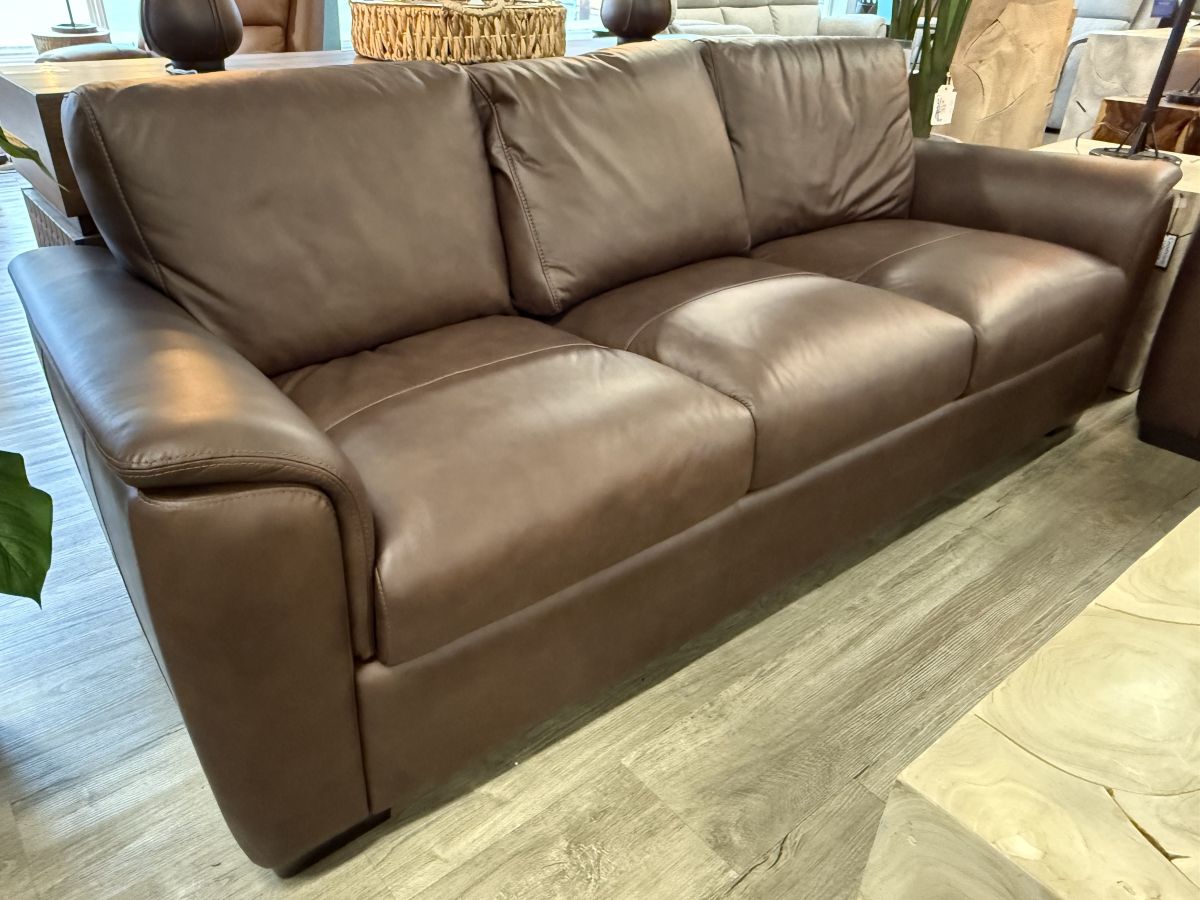 Henry Chocolate Leather Sofa