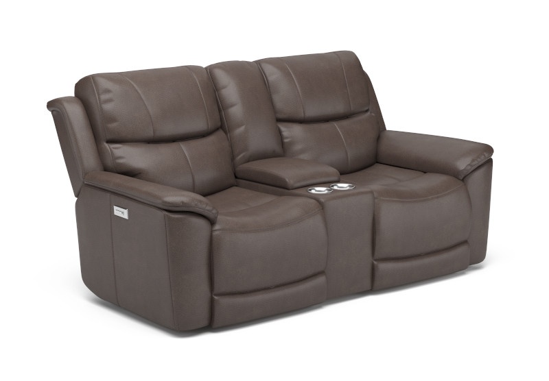 Cade Power Reclining Loveseat with Console and Power Headrests and Lumbar