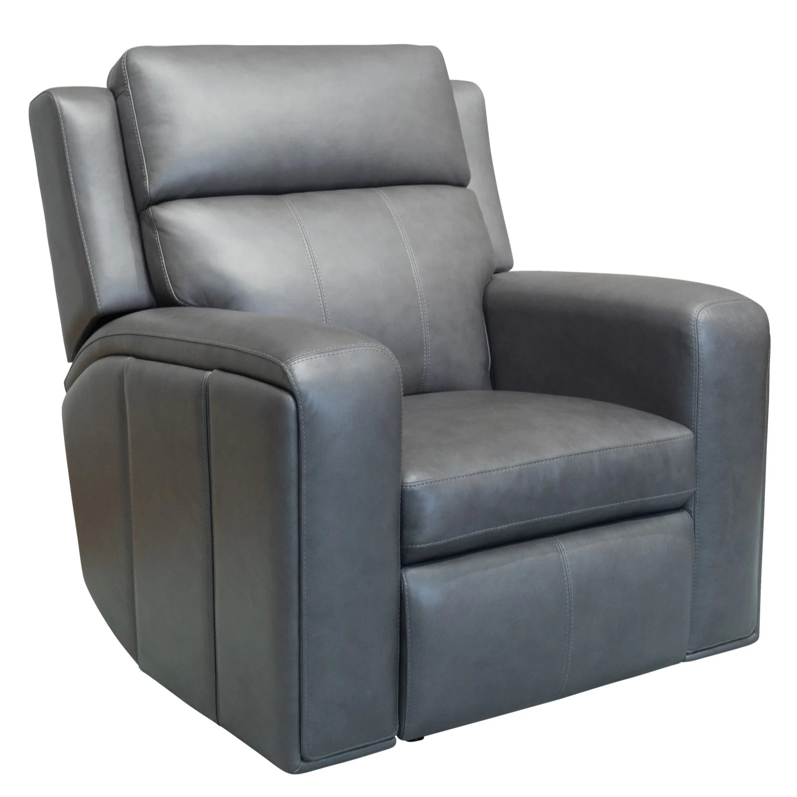 Wyatt Gunmetal Power Recliner