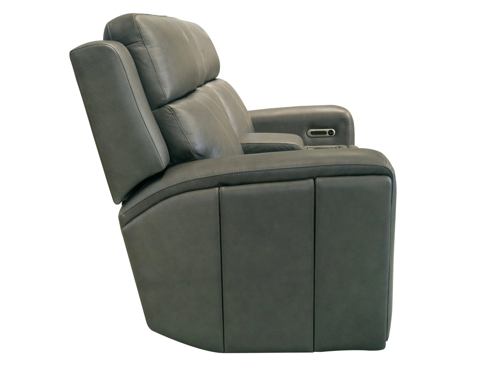 Wyatt Gunmetal Power Reclining Loveseat