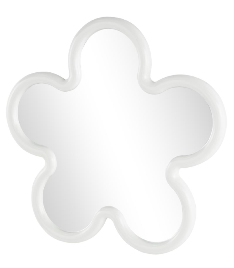 Cosmopolitan White Wood Mirror