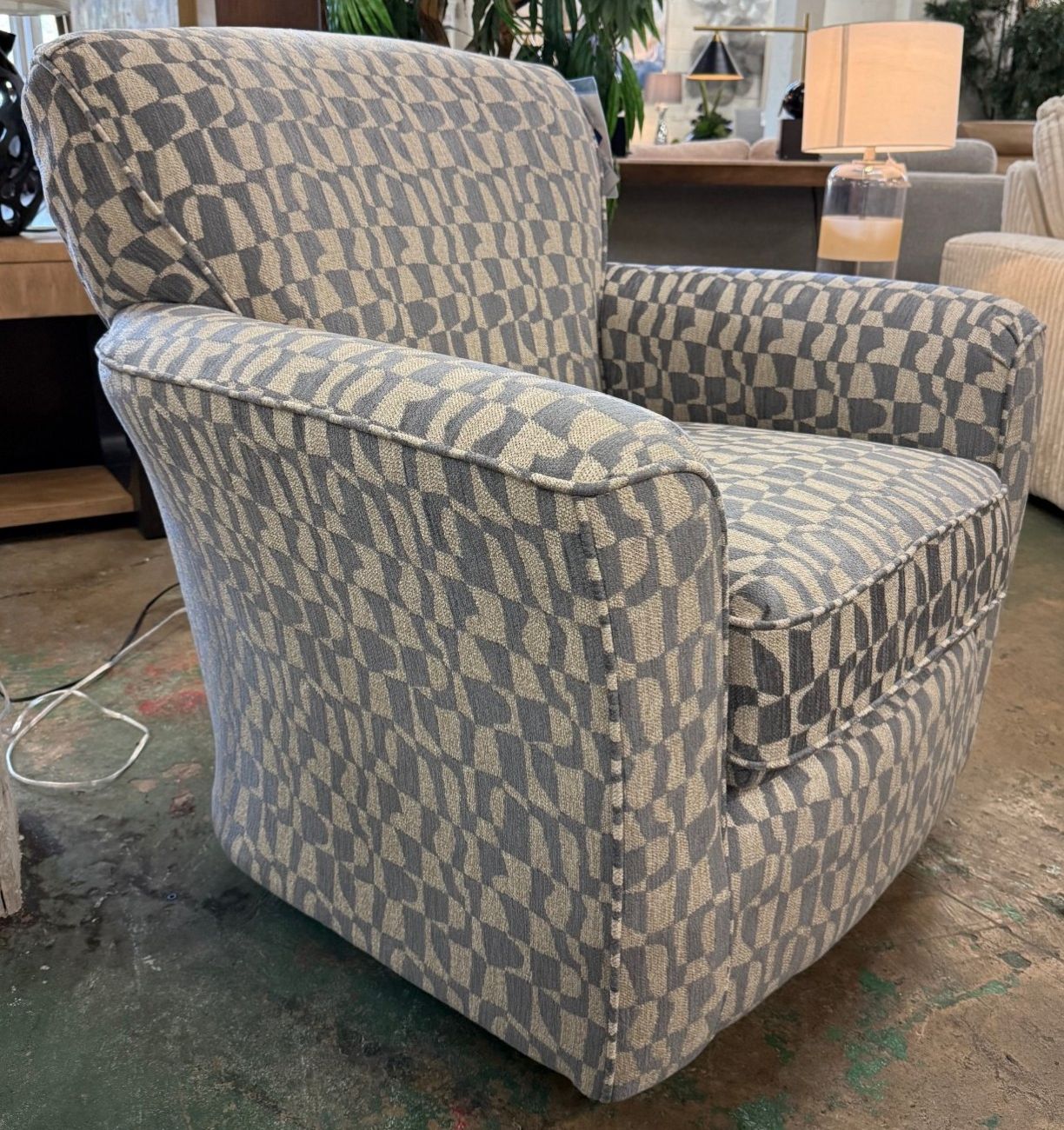 Kaylee Swivel Glider - Grey