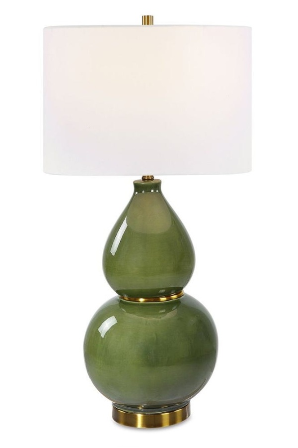Green Gourd Table Lamp