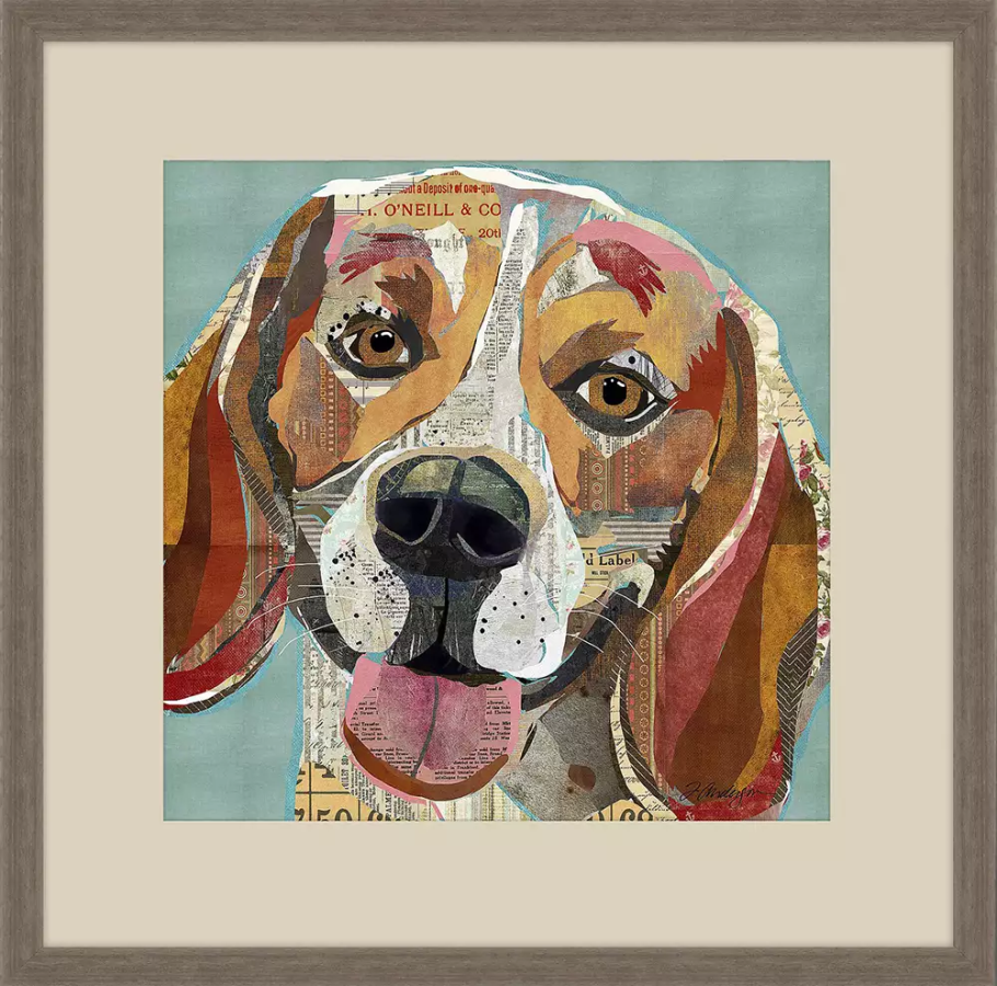 Dog Collage II (Set of 4)