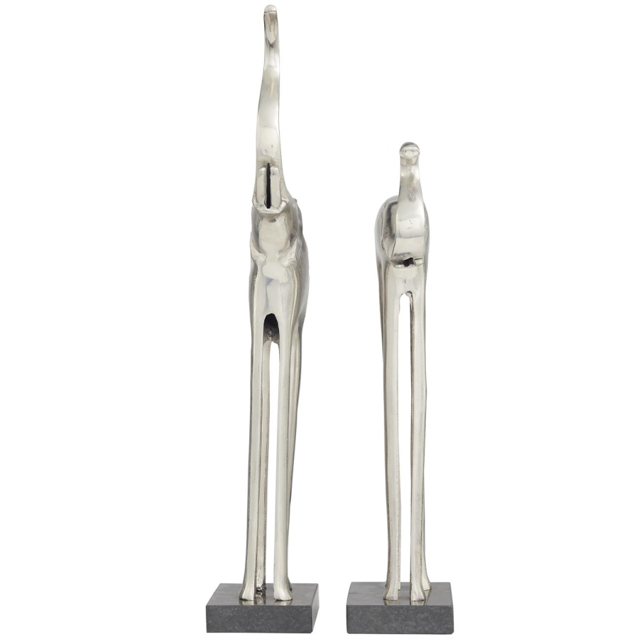 Novogratz Aluminum Elephant Sculptures (Set of 2)
