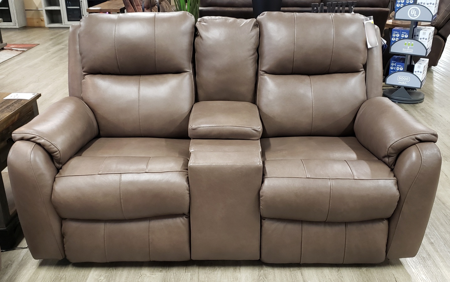 Marquis Maximus Maple Power Reclining Console Loveseat