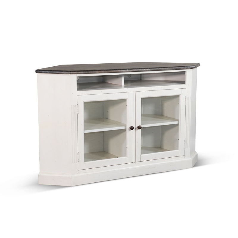 Carriage House Corner TV Stand