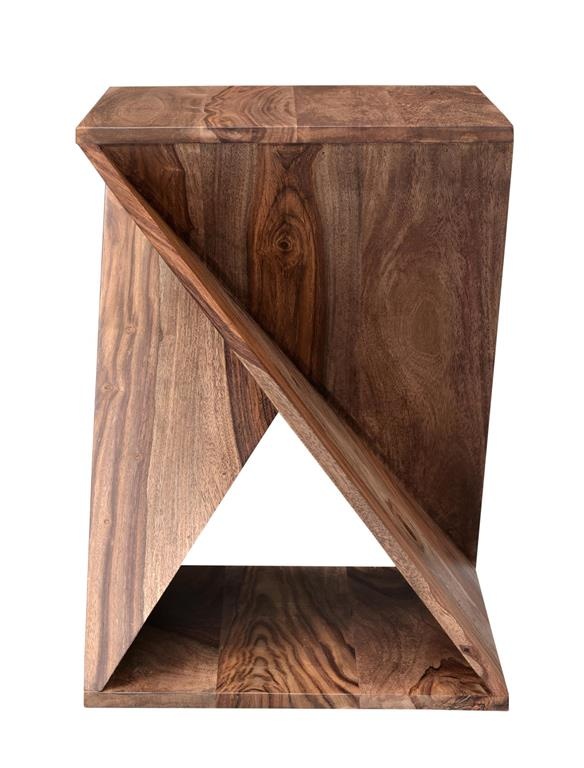 Nut Brown Accent Table