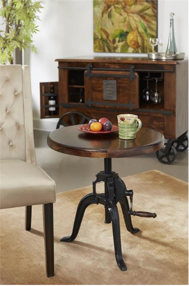 Adjustable Height Accent Table