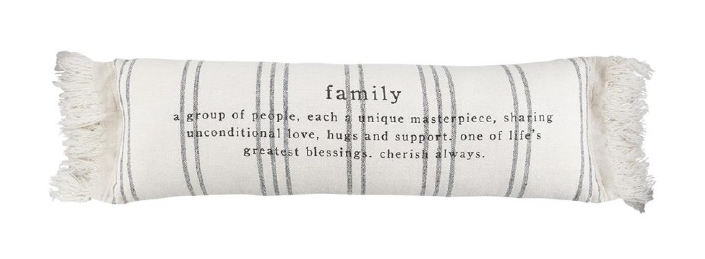 Family Definition Long Pillow