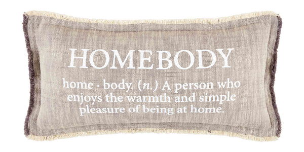 Homebody Definition Throw Pillow