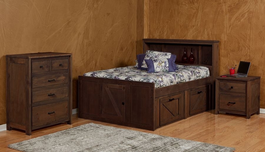 Urban Ranch Bookcase Bed