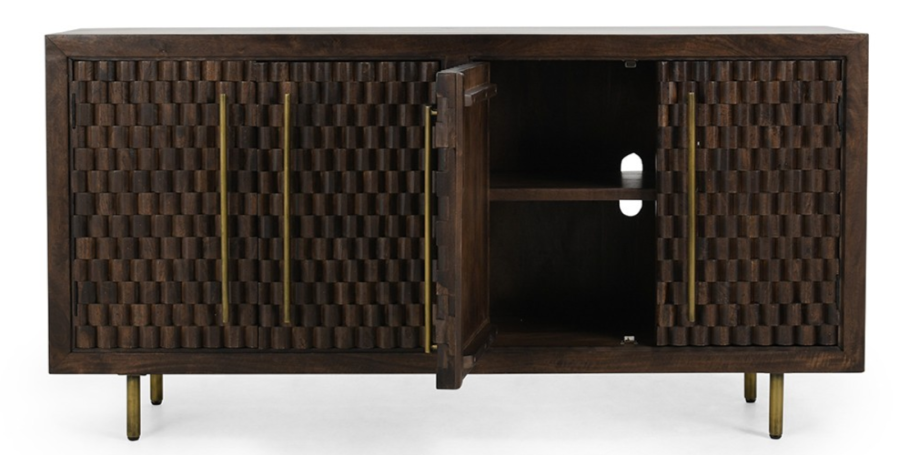 Norwood Mango Wood 4-Door Buffet