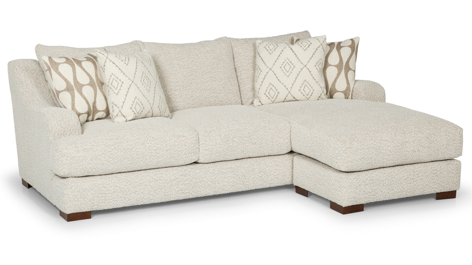Customizable Stanton 536 sofa chaise.