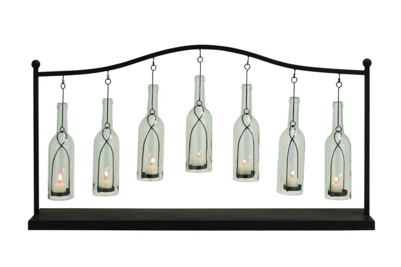Hanging Bottle Candle Lantern