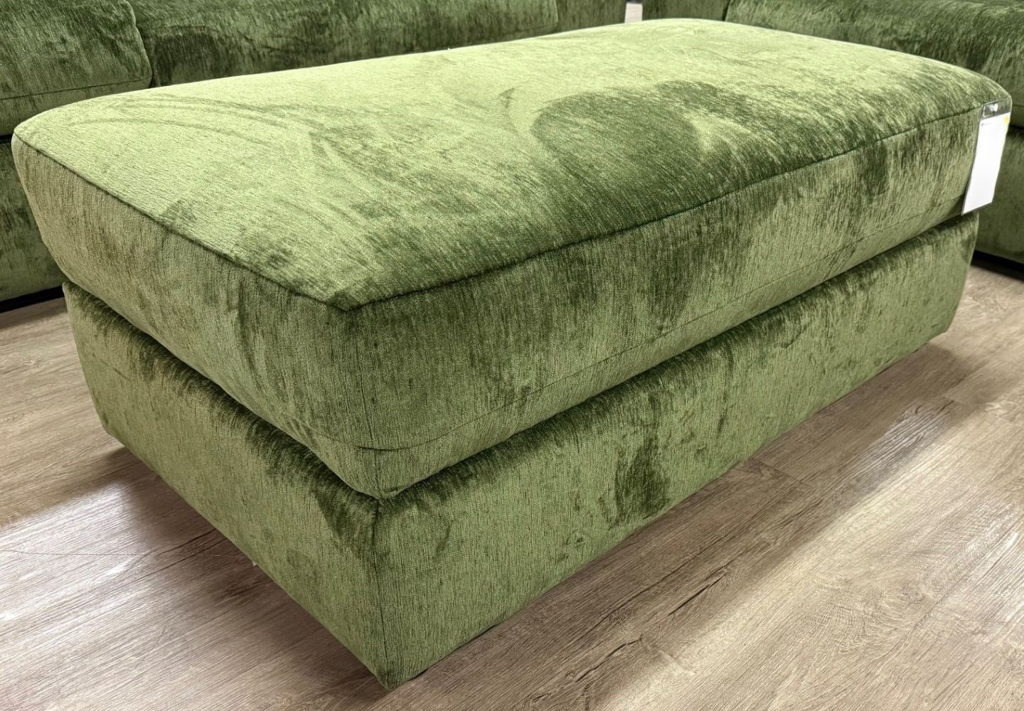607 Stanton Ottoman - Lush Spinach