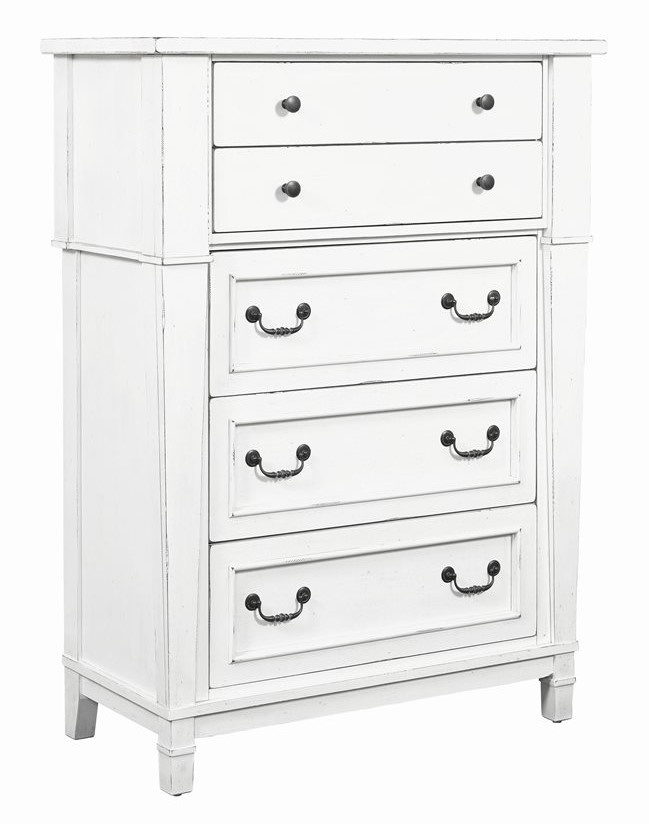 Stoney Creek Chest Old Cannery Furniture, Folio 21 White Dresser