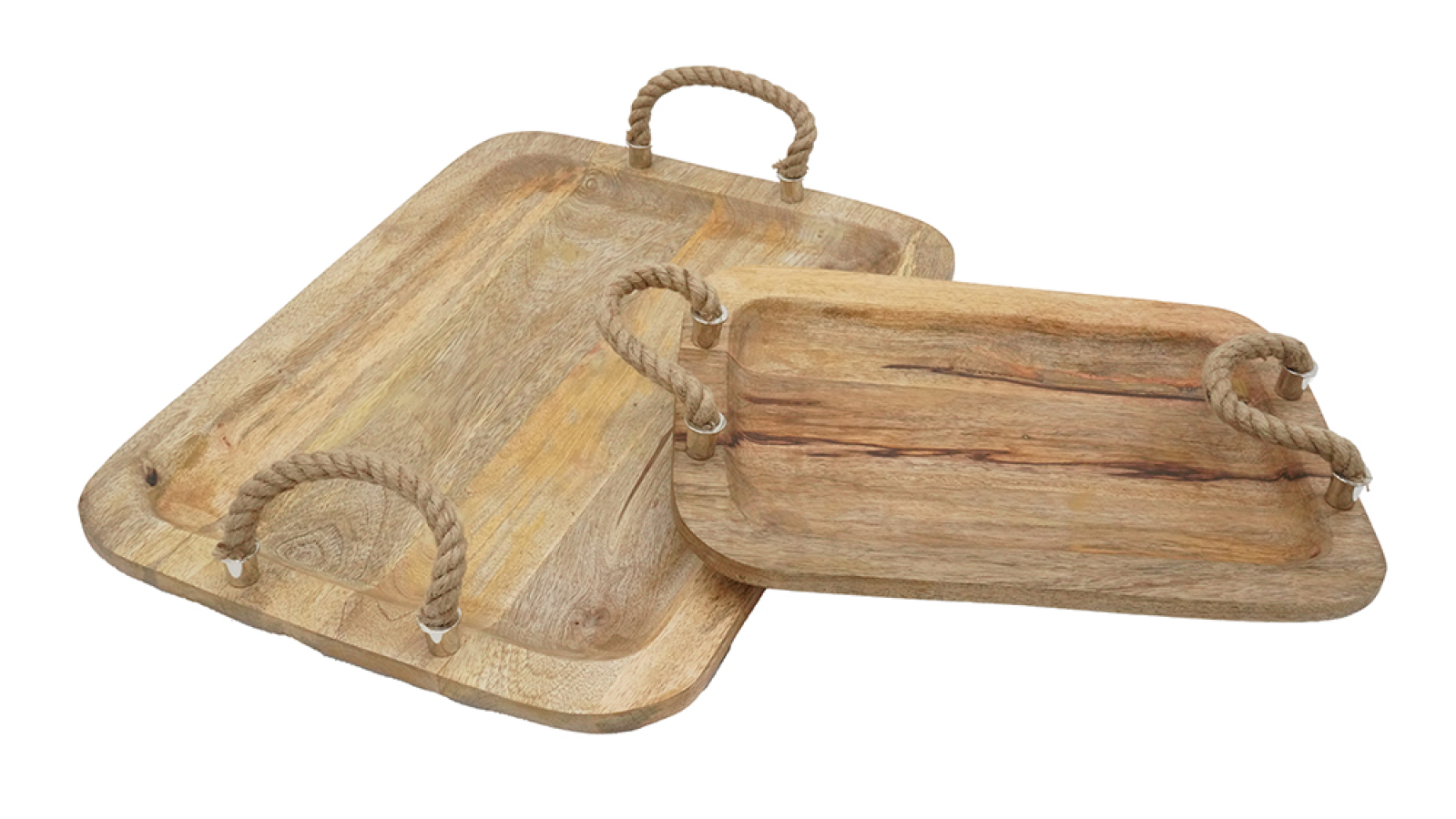 Tabari Wood Trays (Set of 2)