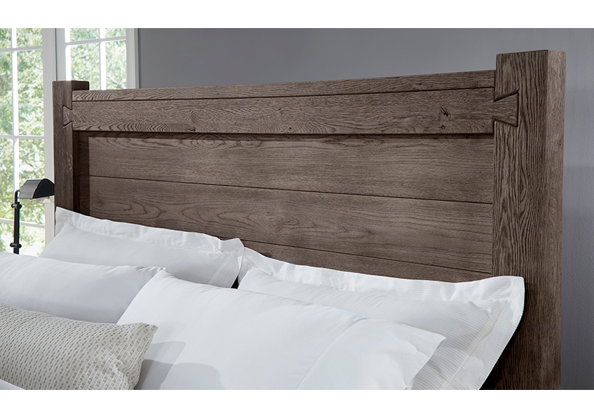 Dovetail Poster Bed- Mystic Grey