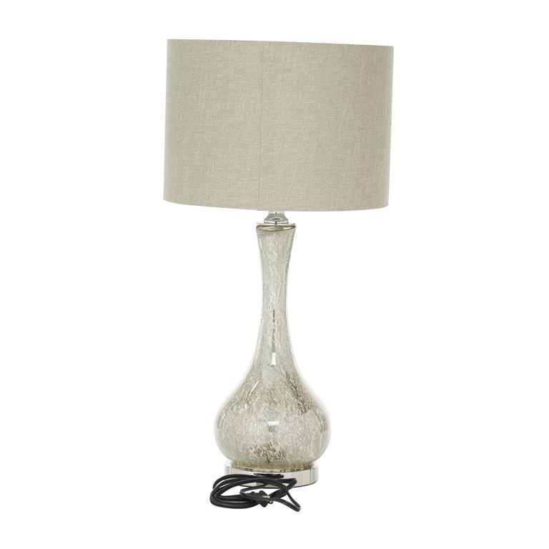 Table Lamp w/ Faux Mercury Glass Finish