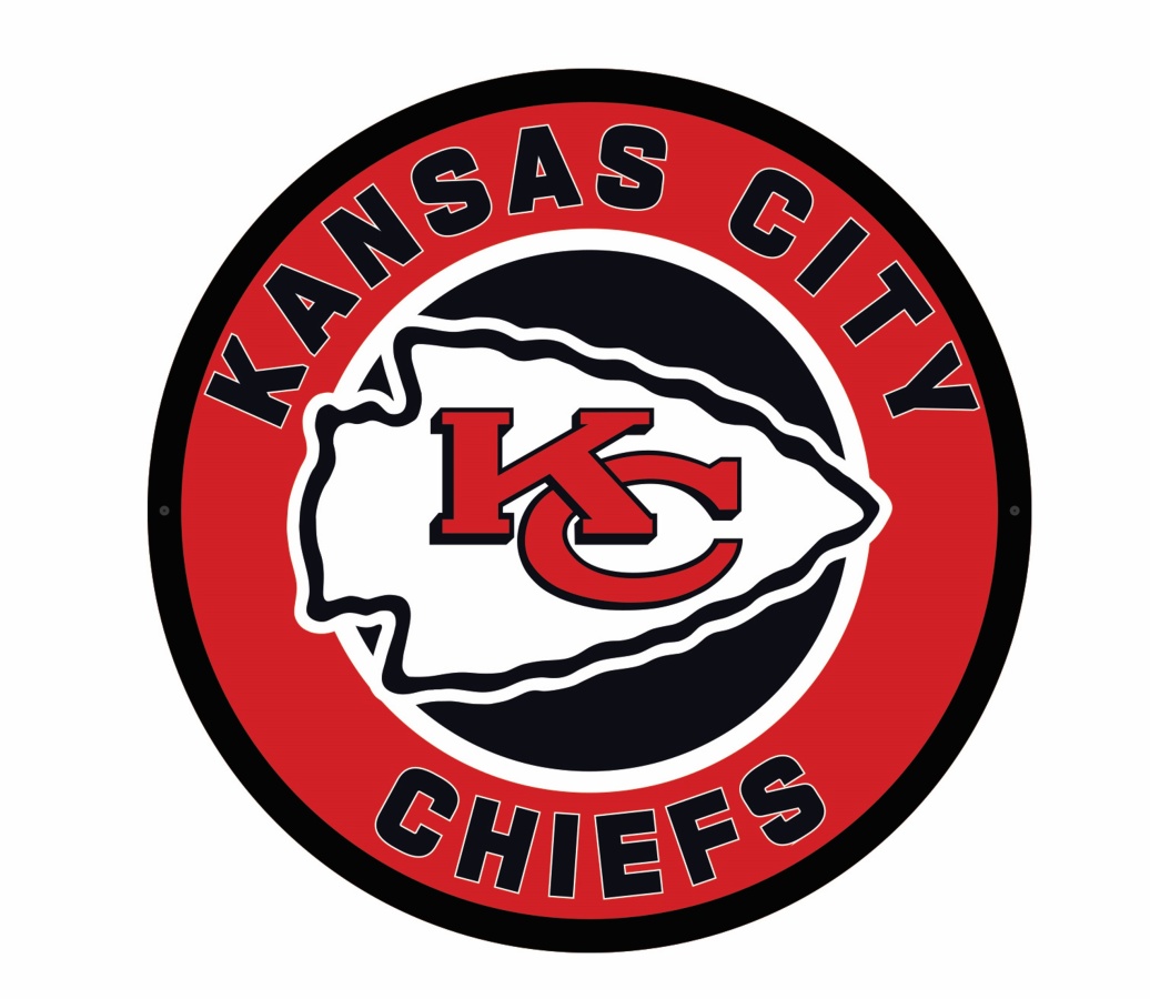 Kansas City Chiefs Round LED Wall Decor