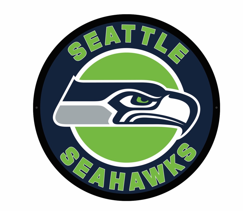Seattle Seahawks Round LED Wall Decor