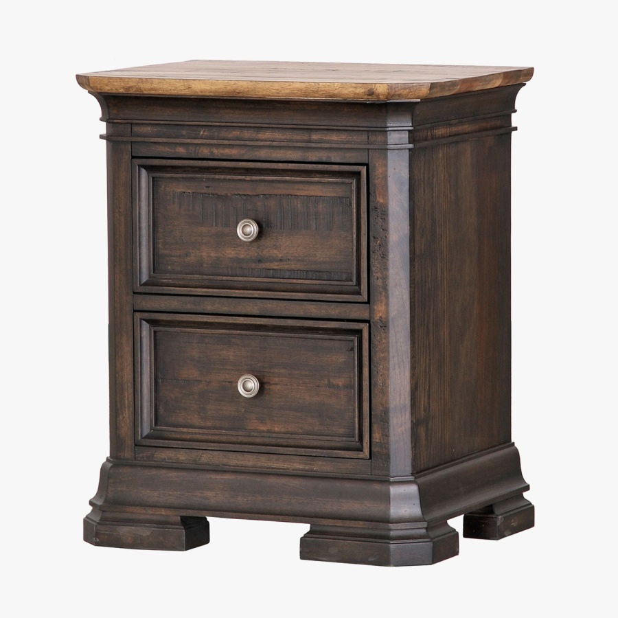 Grand Louie 2 Drawer Small Nightstand