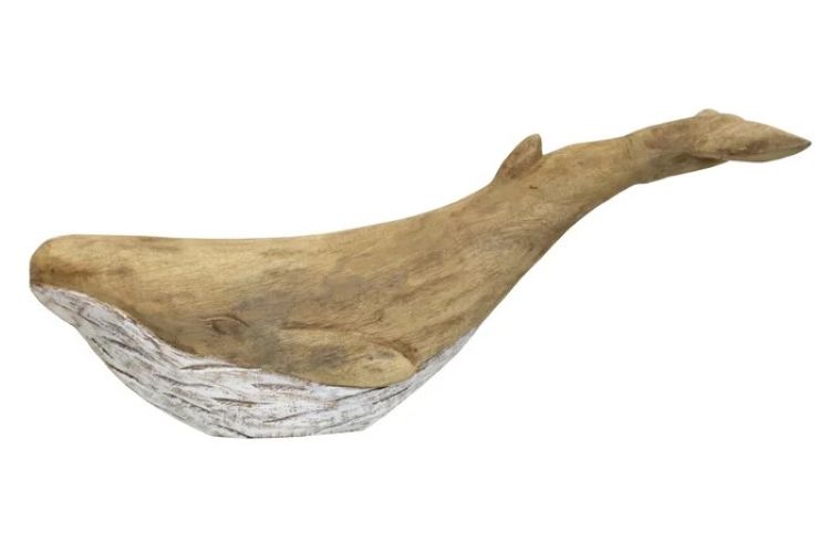 Graceful Whale Carved Sculpture