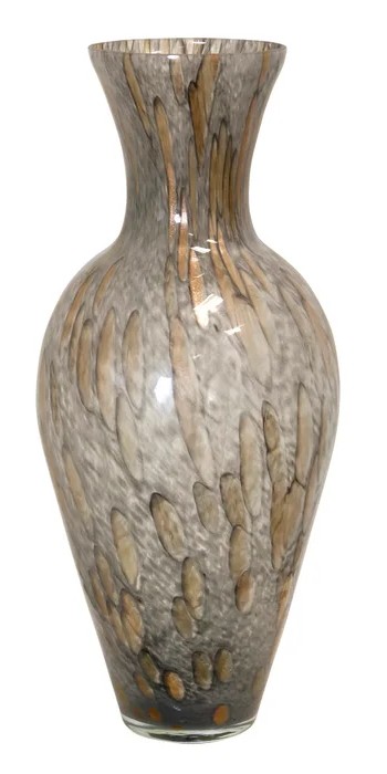 Grey Aventurina Cosmo Glass Vase