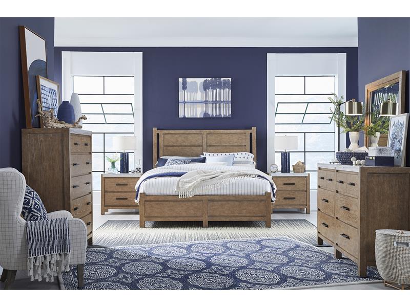 Plum Creek Upholstered Panel Bed