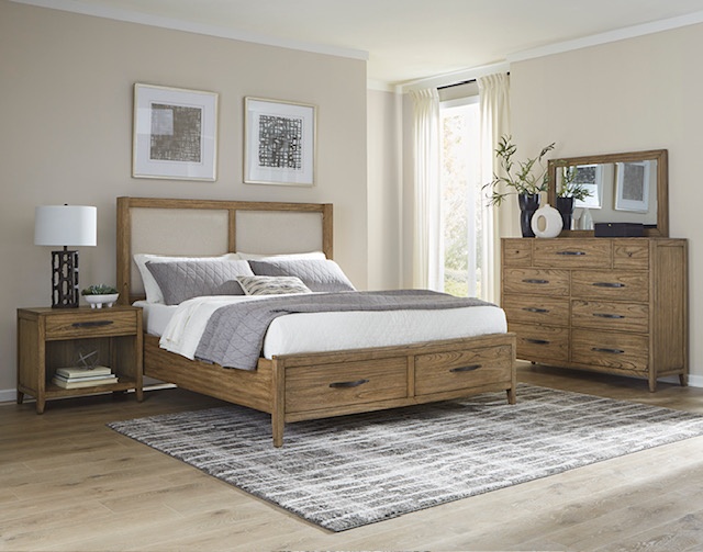 Belgium Upholstered Storage Bed