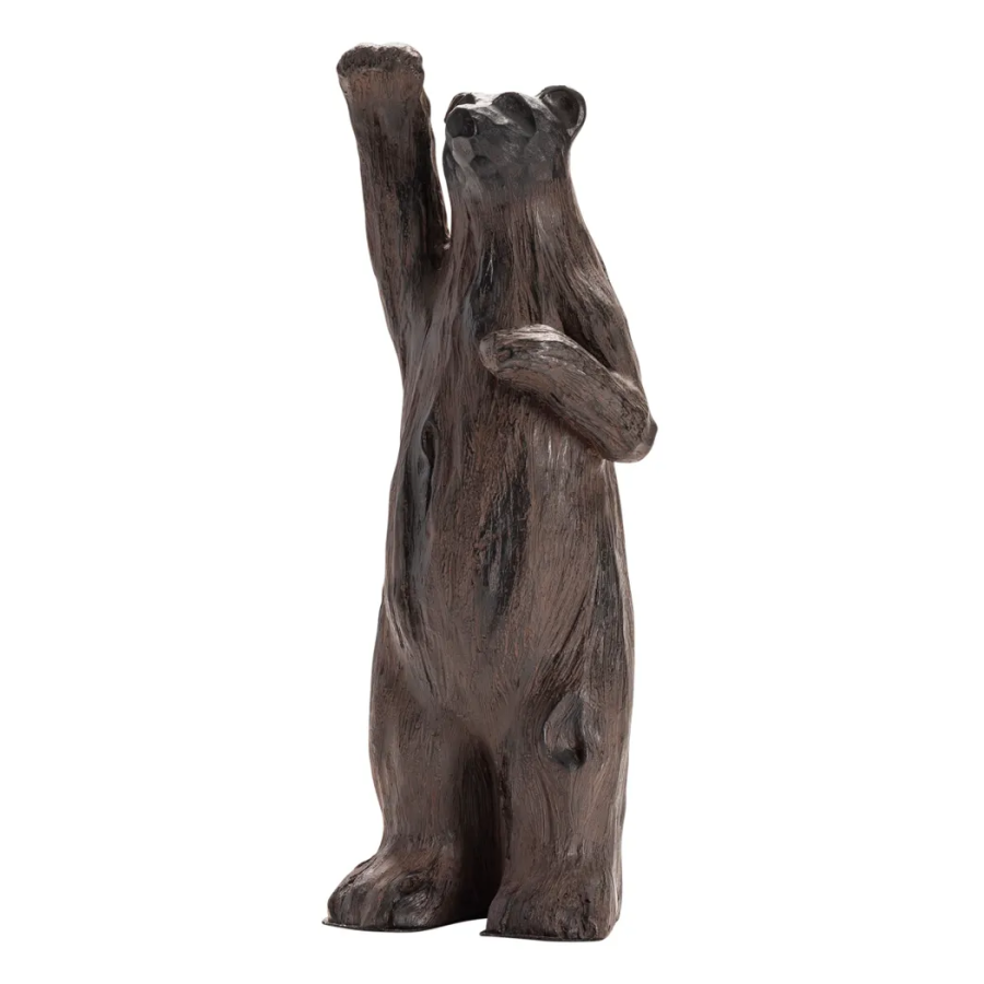 Roman 133479 – Statuetta Orsetto Ashley Con Cestino – Decorazione Natalizia Bianca Multicolore – 10,8 Cm – Regalo Dolce Per La Casa