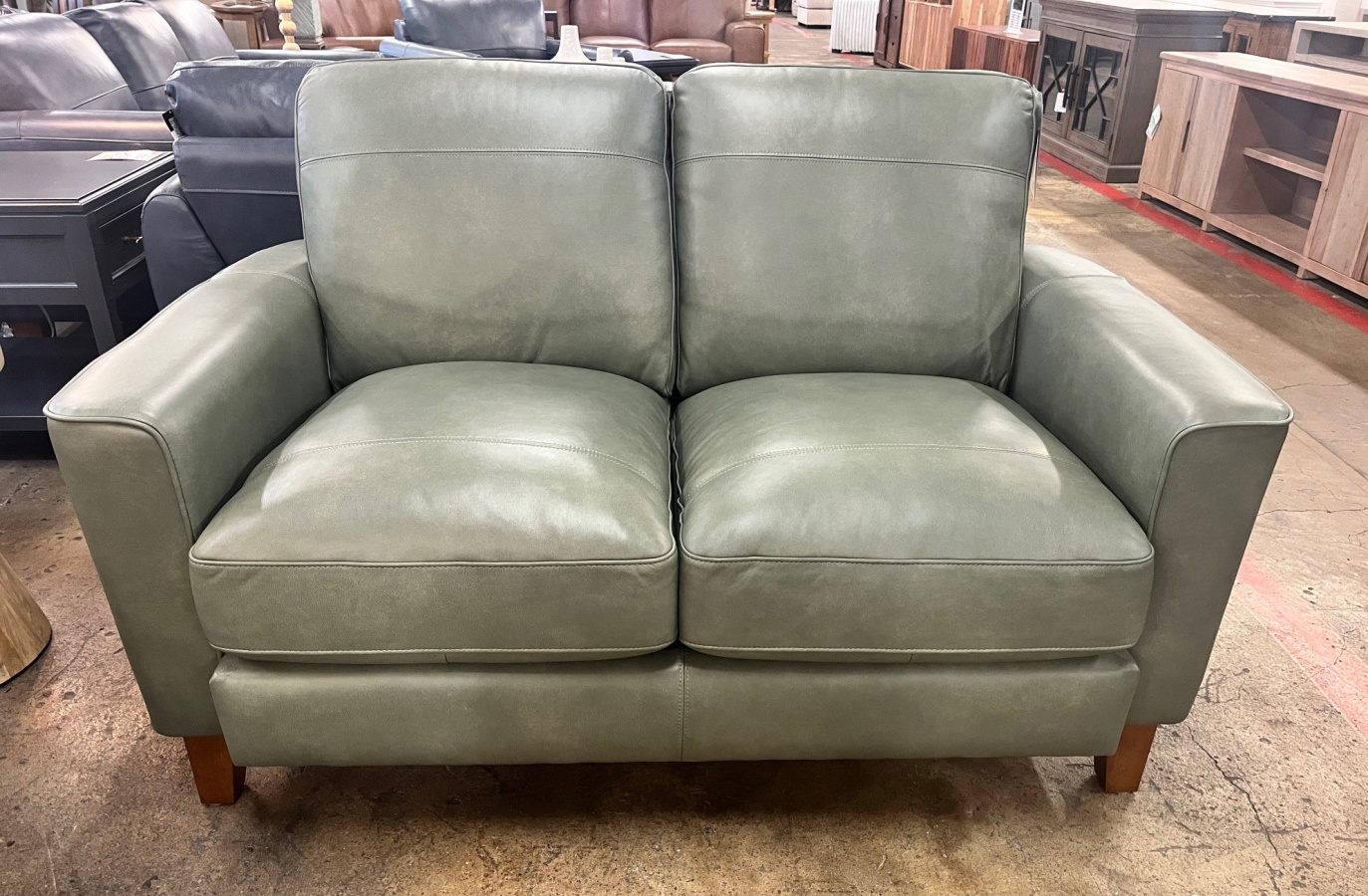 Chino Sage Moss Loveseat