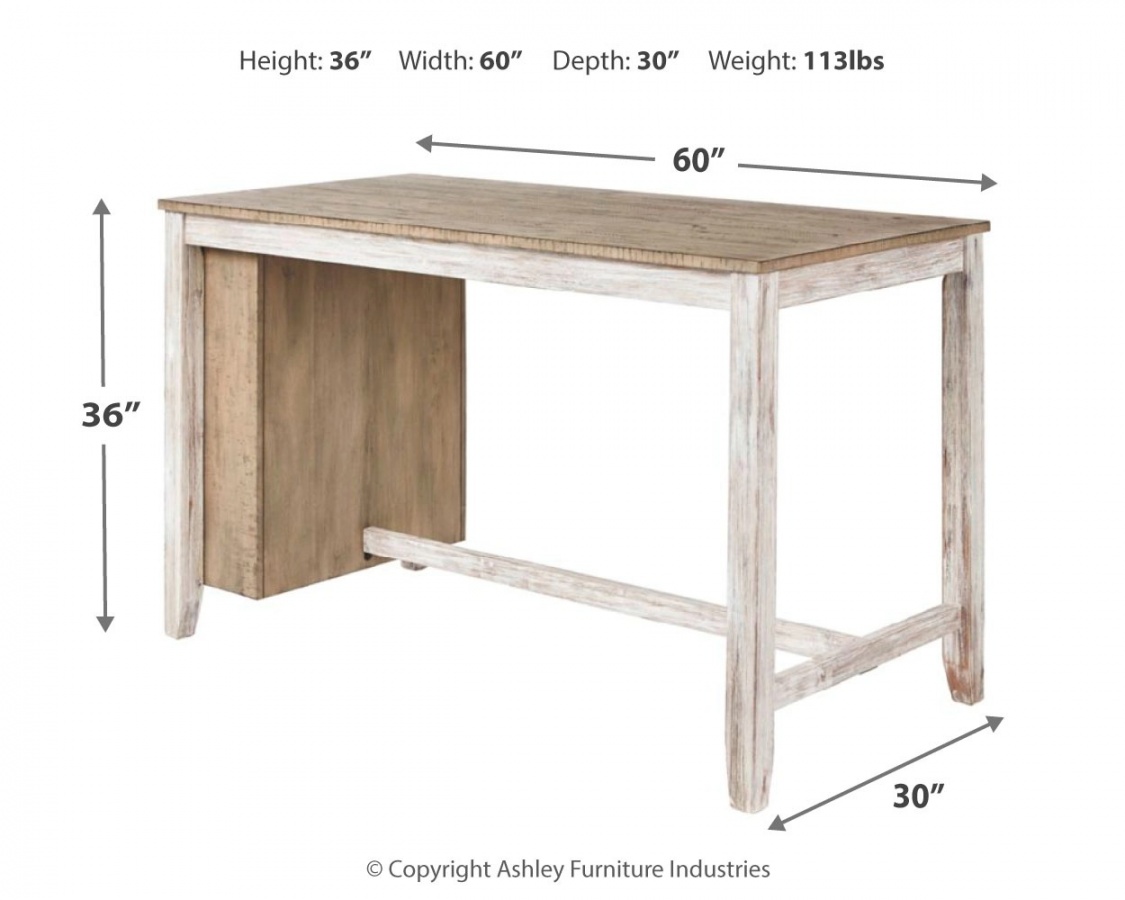 Skempton Rectangular Counter Table