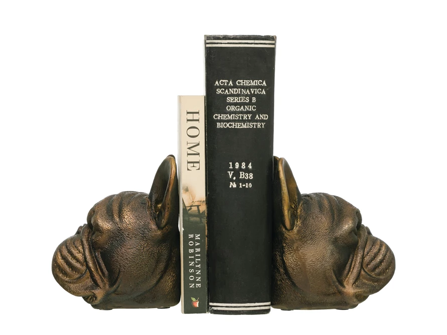 Dog Head Bookends (Set of 2)