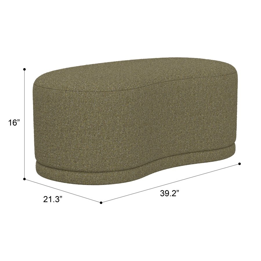 Delphine Collection Cocktail Ottoman