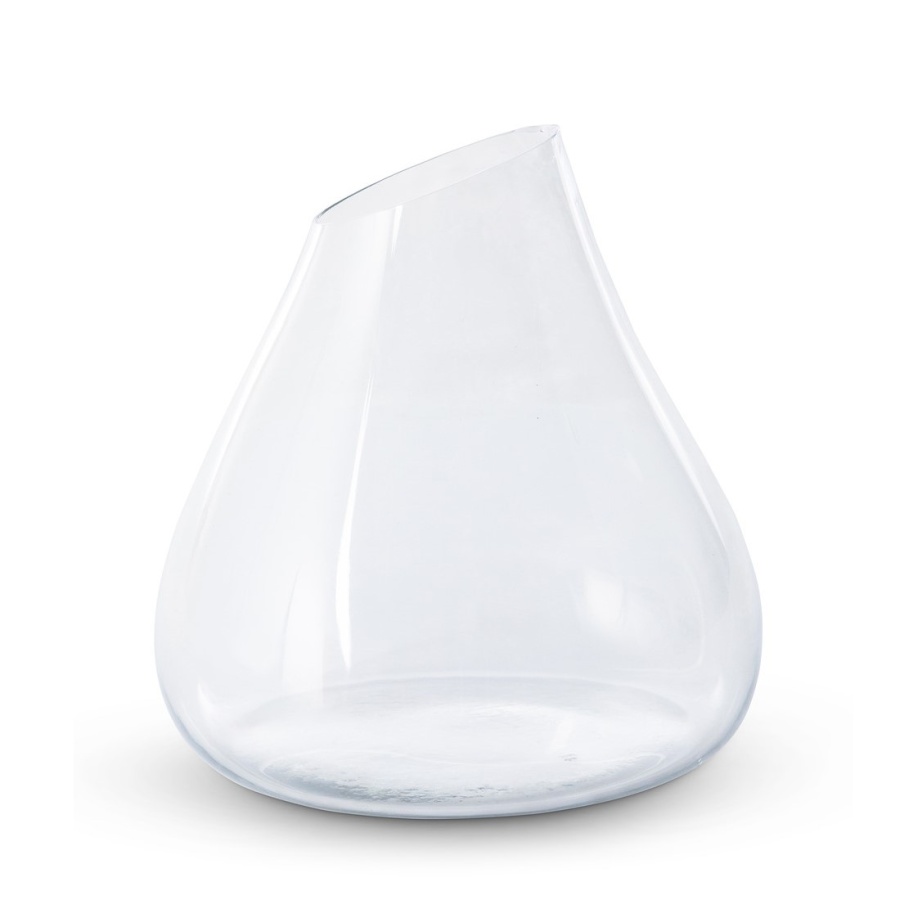 Oversize Teardrop Glass Vase