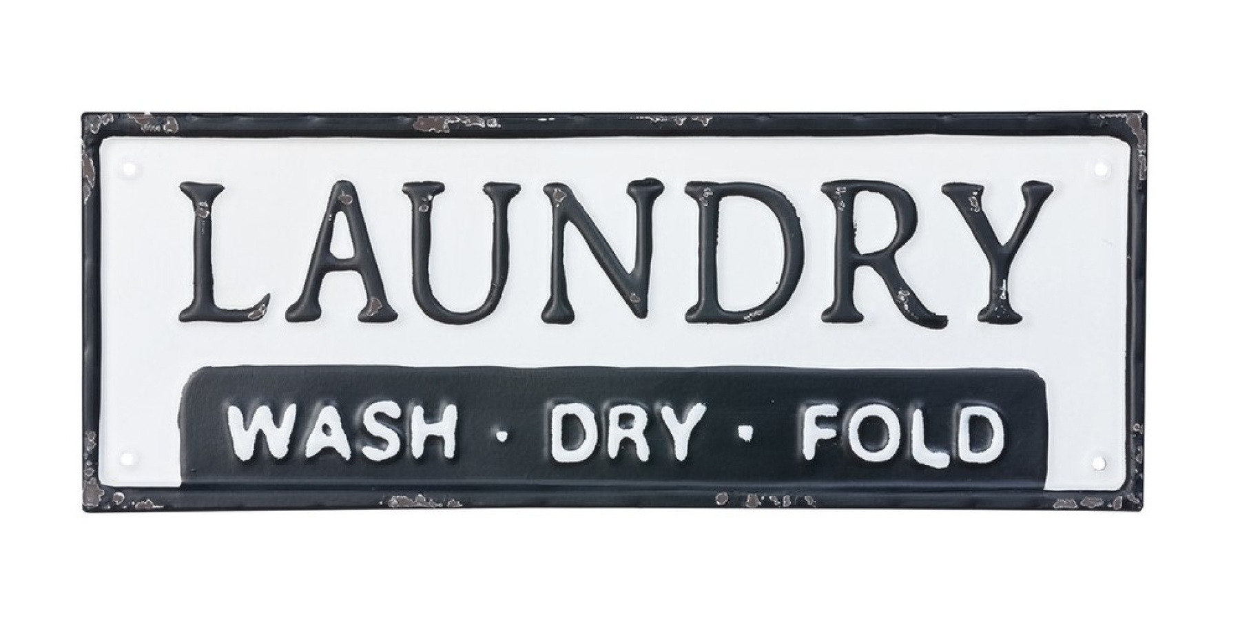 Metal Laundry Sign