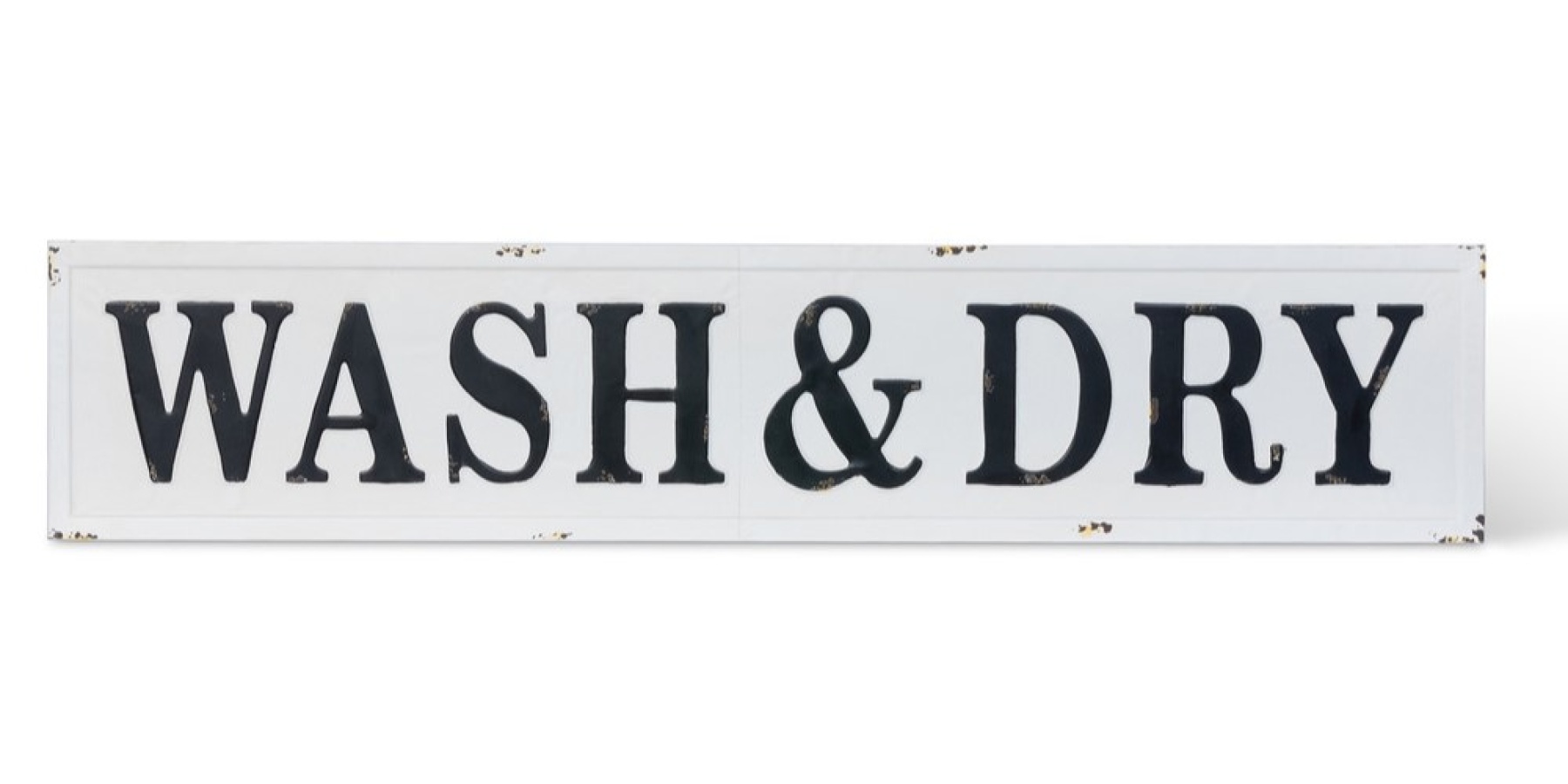 Metal Wash & Dry Sign