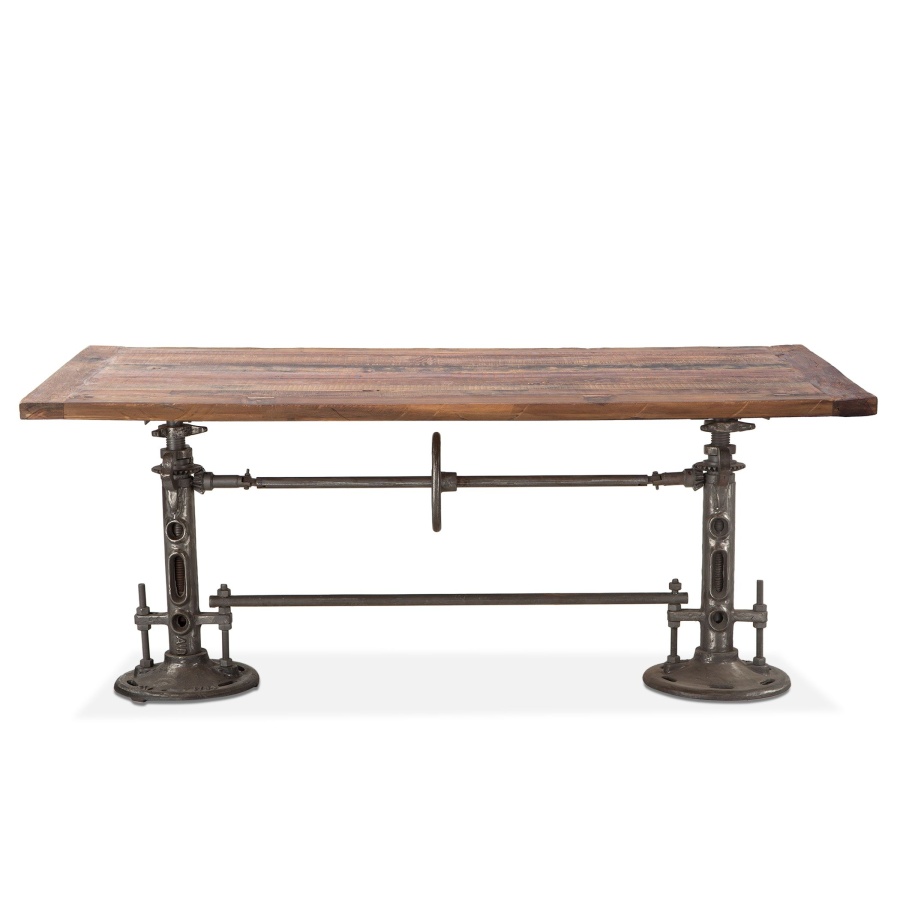Industrial Loft 82" Adjustable Dining Table