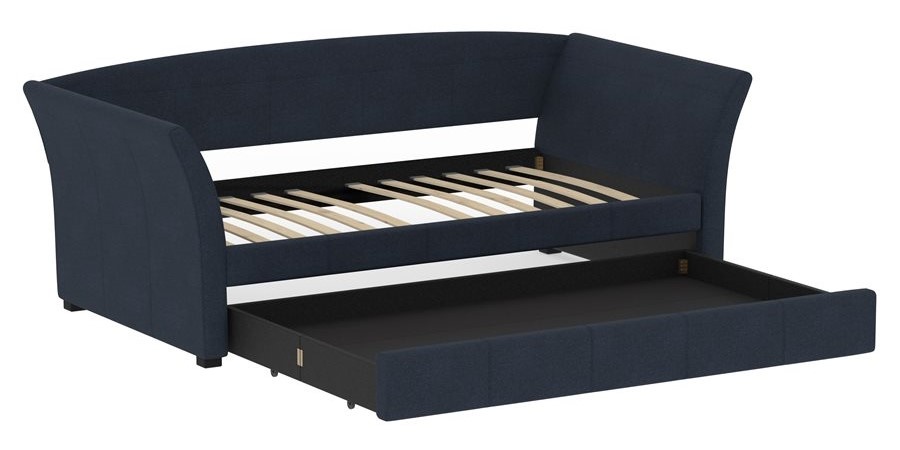 Vienna Dark Blue Daybed with Trundle