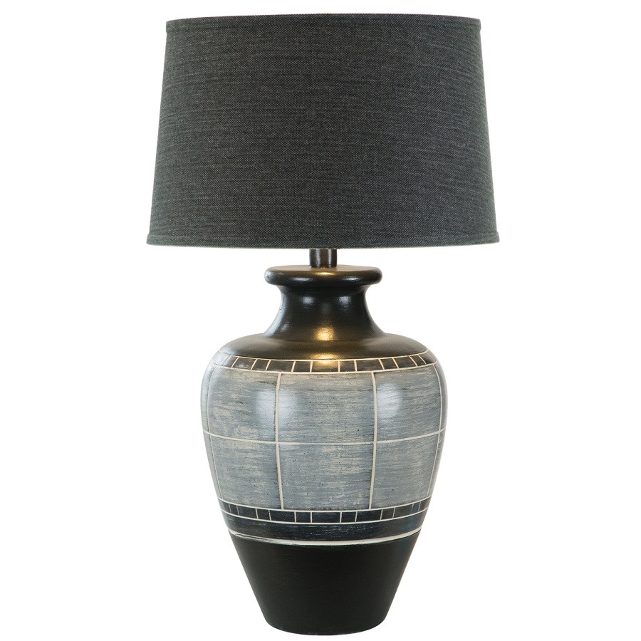 Hydrocal Emerald Gray Table Lamp